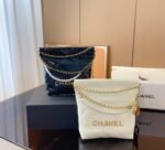 Chanel 22 Mini Handbag Crystal Pearls Black 22Cm AS3980 B10672 94305 - Image 6