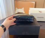 Chanel 22 Mini Handbag Crystal Pearls Black 22Cm AS3980 B10672 94305 - Image 4