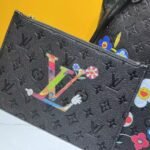 Louis Vuitton X Takashi Murakami Superflat Neverfull MM Black 31Cm M13675 - Image 4