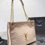Saint Laurent Medium Niki Shopping Bag Beige 33Cm - Image 2