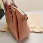 Louis Vuitton Haumea Mahina Magnolia Pink Leather Bag 30Cm M55030 - Image 3