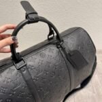Louis Vuitton Keepall Bandoulière 50 Black 50Cm M44810 - Image 4