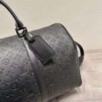 Louis Vuitton Keepall Bandoulière 50 Black 50Cm M44810 - Image 3