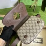 Gucci Blondie Belt Bag GG Supreme Beige Ebony 90Cm 703807 K9GSG 8358 - Image 4
