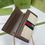 Gucci Jackie 1961 Chain Wallet Beige and Brown 19Cm 652681 HUHHG 8565 - Image 8
