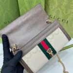 Gucci Jackie 1961 Chain Wallet Beige and Brown 19Cm 652681 HUHHG 8565 - Image 9