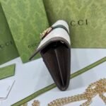 Gucci Jackie 1961 Chain Wallet Beige and Brown 19Cm 652681 HUHHG 8565 - Image 6
