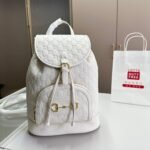 Gucci Horsebit 1955 Backpack Large All White 27Cm - Image 2