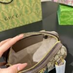Gucci Ophidia Gucci Small Boston Bag Beige And Dark Brown GG Monogram 22Cm 772053 96IWG 8745 - Image 6