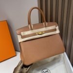Hermès Birkin 30 Brown Gold Hardware - Image 5