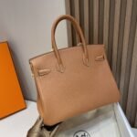 Hermès Birkin 30 Brown Gold Hardware - Image 4