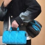 Louis Vuitton Keepall Bandoulière 25 Turquoise 25Cm M11996 - Image 8