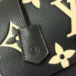 Louis Vuitton Madeleine MM Monogram Empreinte Black Beige 30Cm - Image 7