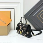 Louis Vuitton Madeleine MM Monogram Empreinte Black Beige 30Cm - Image 3
