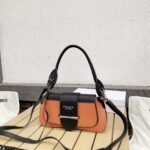 Prada City Sidonie Shoulder Bag Brown And Black 28Cm 1BD168 2AIX F0R6P - Image 2