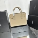 Saint Laurent Sac De Jour Baby In Grained Beige 26Cm - Image 2