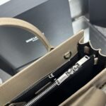 Saint Laurent Sac De Jour Baby In Grained Beige 26Cm - Image 6