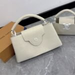 Louis Vuitton Capucines MM East West In Grey 33Cm - Image 2