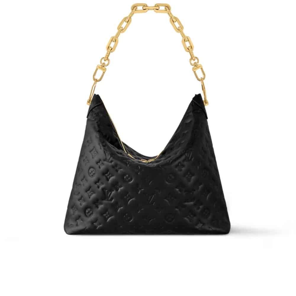 TBNB-84-1000x1000-1 Louis Vuitton Coussin Hobo MM Black 30Cm M21260 - Image 1