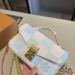 Louis Vuitton Pochette Métis East West Damier Light Blue 21Cm N40749 - Image 5