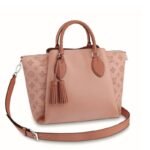 Louis Vuitton Haumea Mahina Magnolia Pink Leather Bag 30Cm M55030 - Image 8