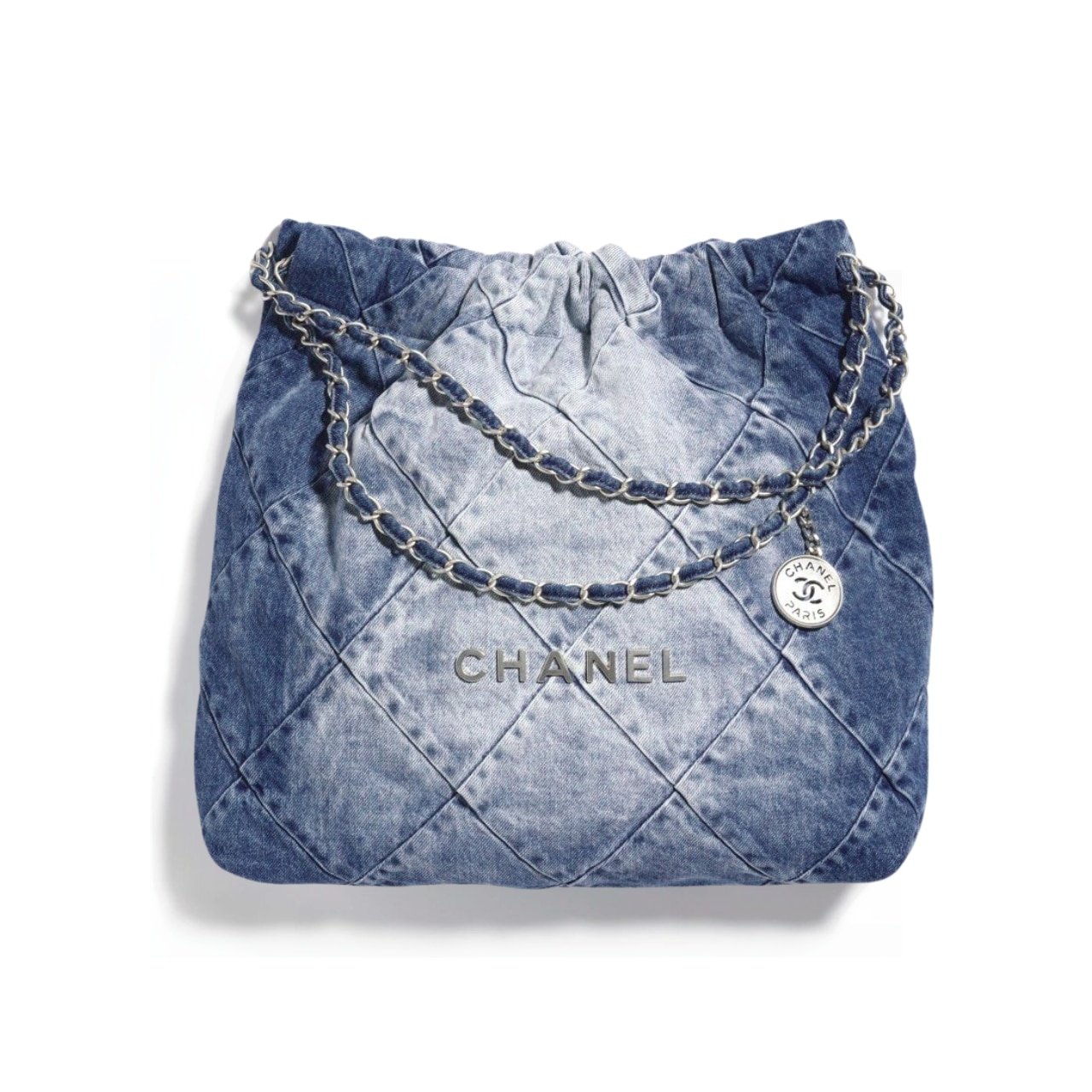 Thumbnail-17-1-2 Chanel 22 Handbag Washed Denim 41Cm AS3261 B10439 NM981 - Image 1