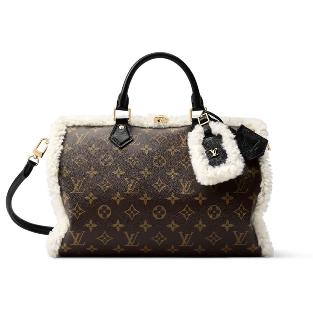 Thumbnail-2-1-3 Louis Vuitton Speedy Soft 30 Teddy Monogram Brown 30Cm M26326 - Image 1