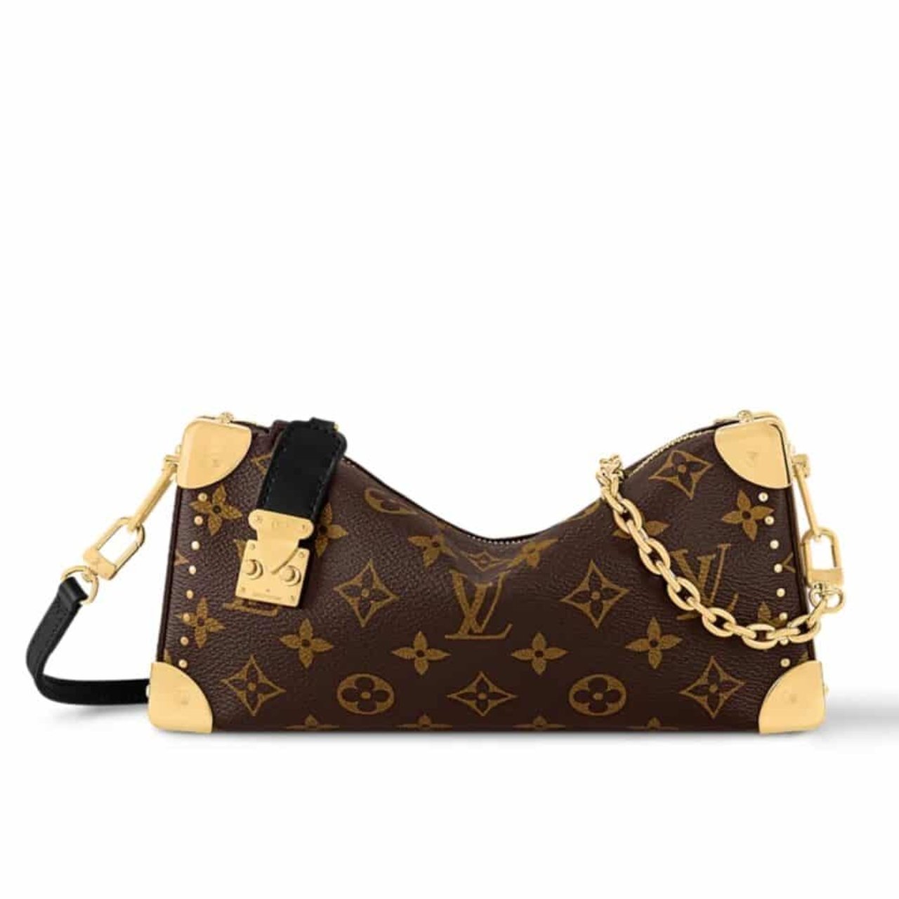 Thumbnail-26-5 Louis Vuitton Slim Trunk Bag Monogram Brown 23Cm M13147 - Image 1