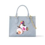 Louis Vuitton X Tm Onthego PM Chain Washed Blue 25Cm M13836