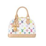 Louis Vuitton X Takashi Murakami Alma BB White Multicolor 24Cm