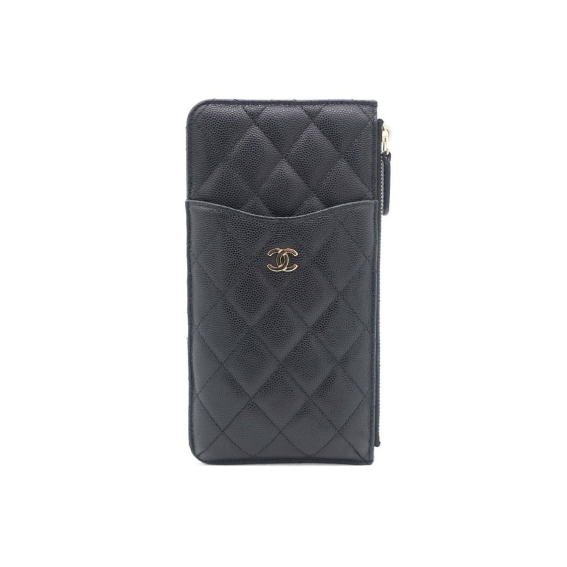 Thumbnail-41 Chanel CO-CO Mini Pouch Wallet Gold Hardware Black 20Cm - Image 1