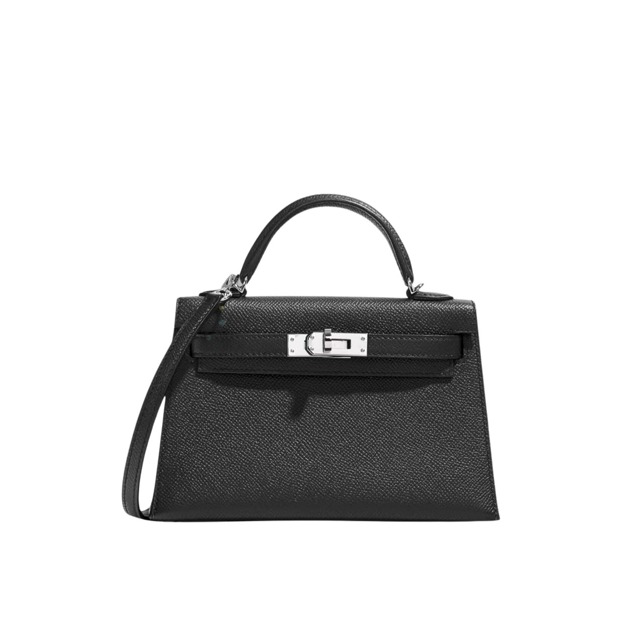 Thumbnail-46-1 Hermes Kelly Mini Epsom Handbag Black 22Cm - Image 1