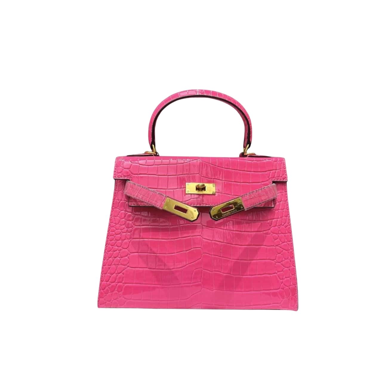 Thumbnail-48-2-1 Hermès Kelly 25 Alligator Pink 25Cm - Image 1
