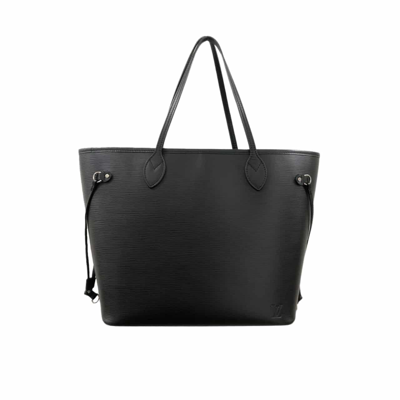 Thumbnail-5-2-1 Louis Vuitton Neverfull Black MM Silver Hardware 31Cm M11930 - Image 1
