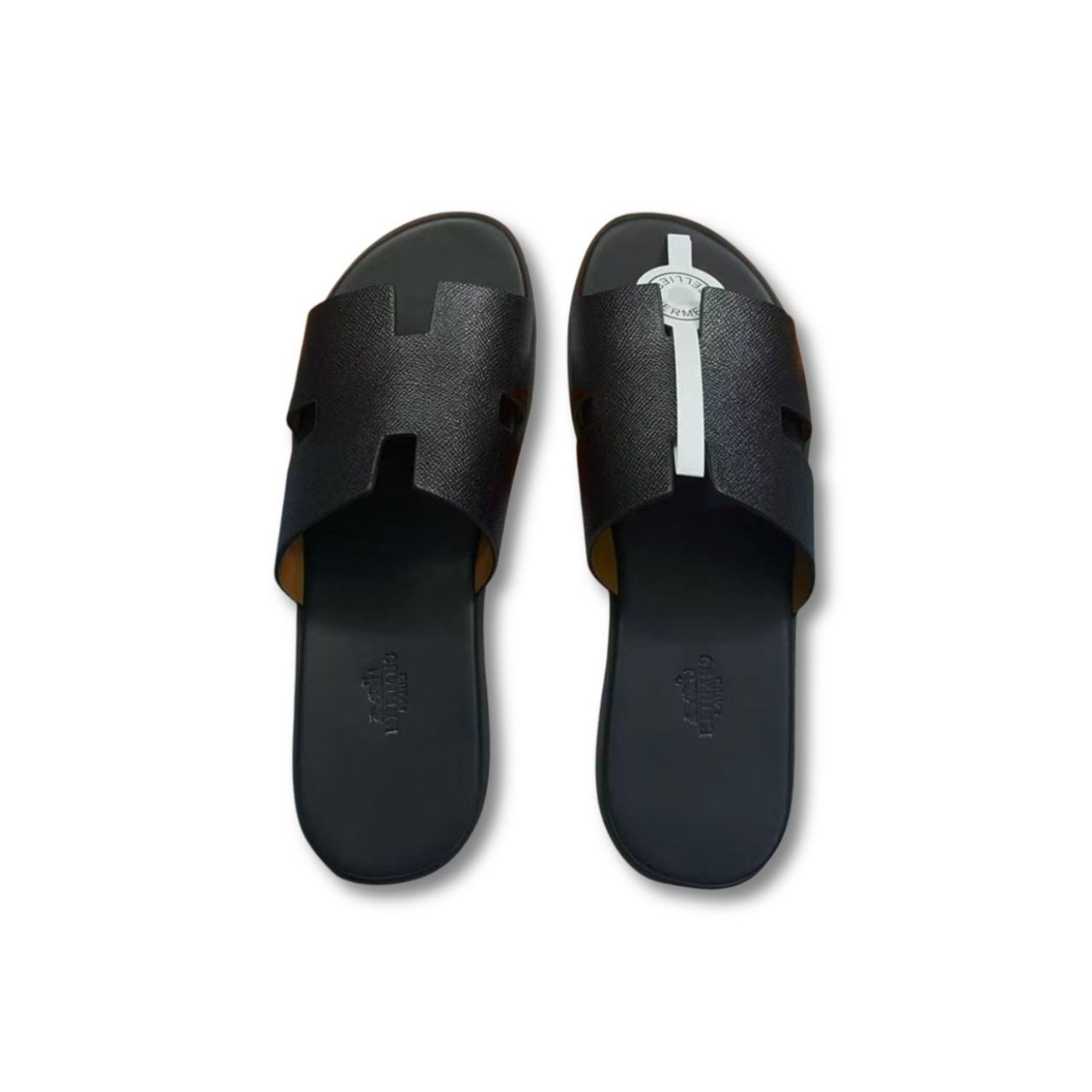 Thumbnail-61 Hermes Izmir Sandal Black For Men H041141ZH01425 - Image 1