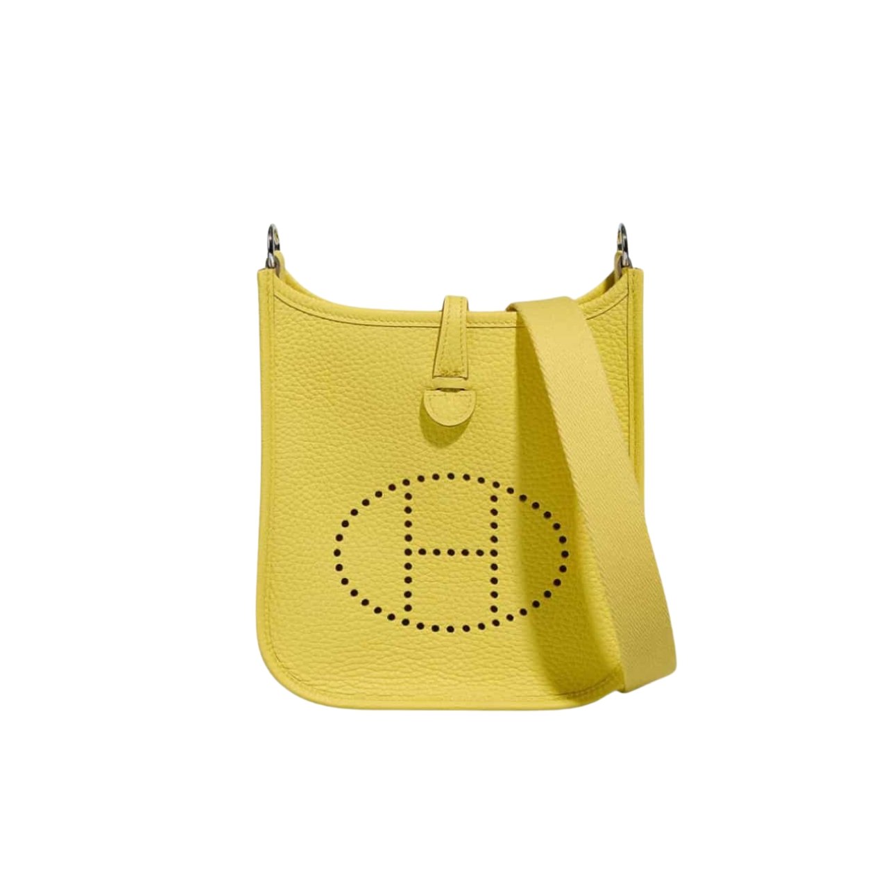 Thumbnail-68 Hermes Evelyne Amazone Bag Lime 17cm - Image 1