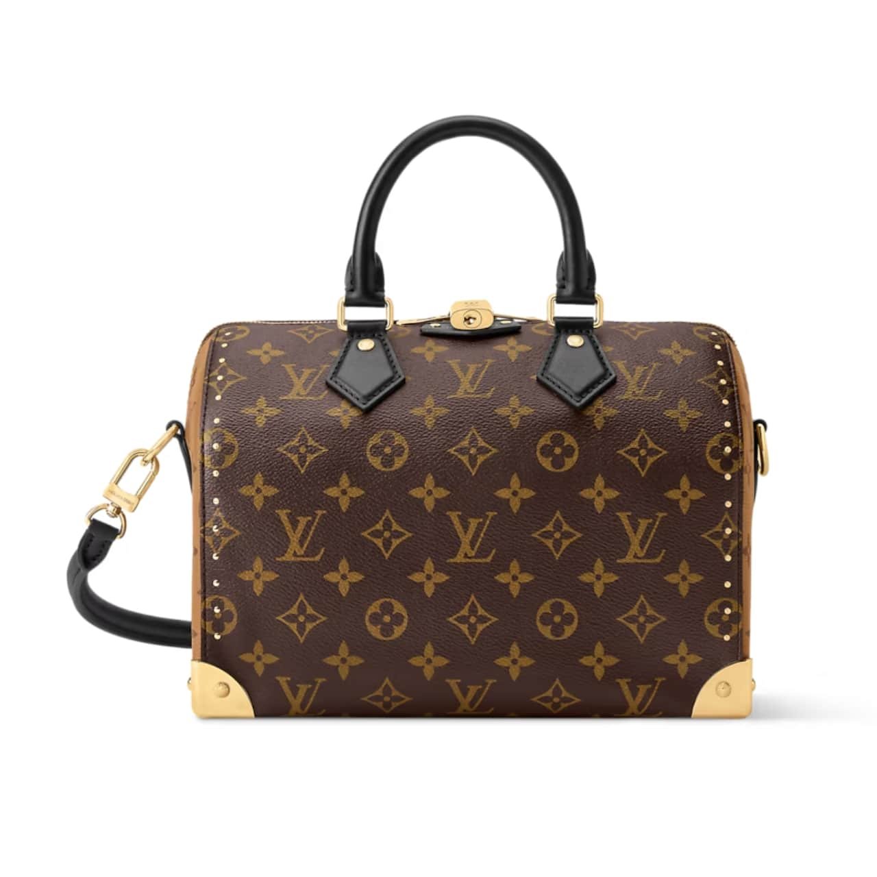 Thumbnail-7-4 Louis Vuitton Speedy Trunk Bag 25 Monogram Brown 27Cm M26181 - Image 1