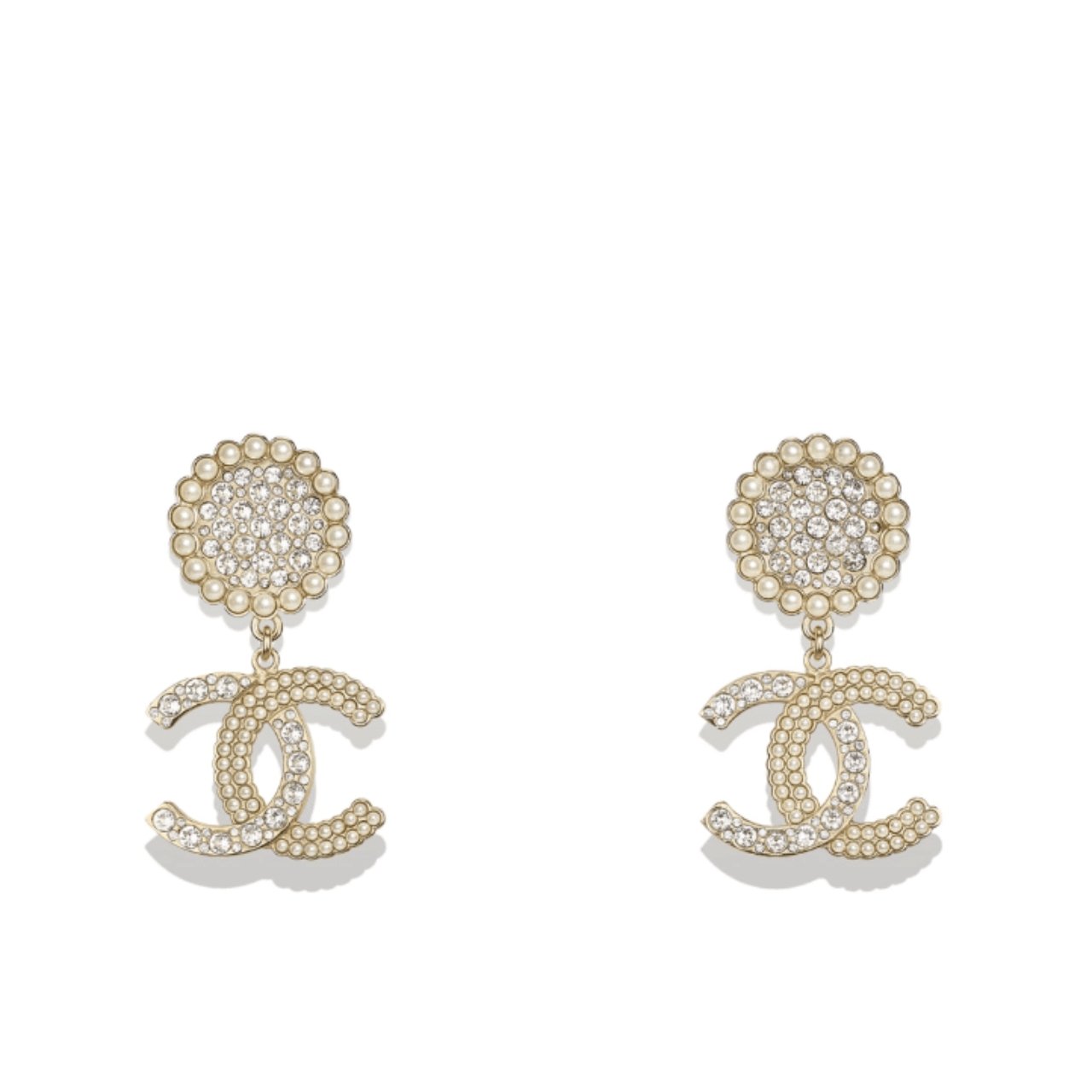 Thumbnail-76 Chanel CC Earrings - Image 1