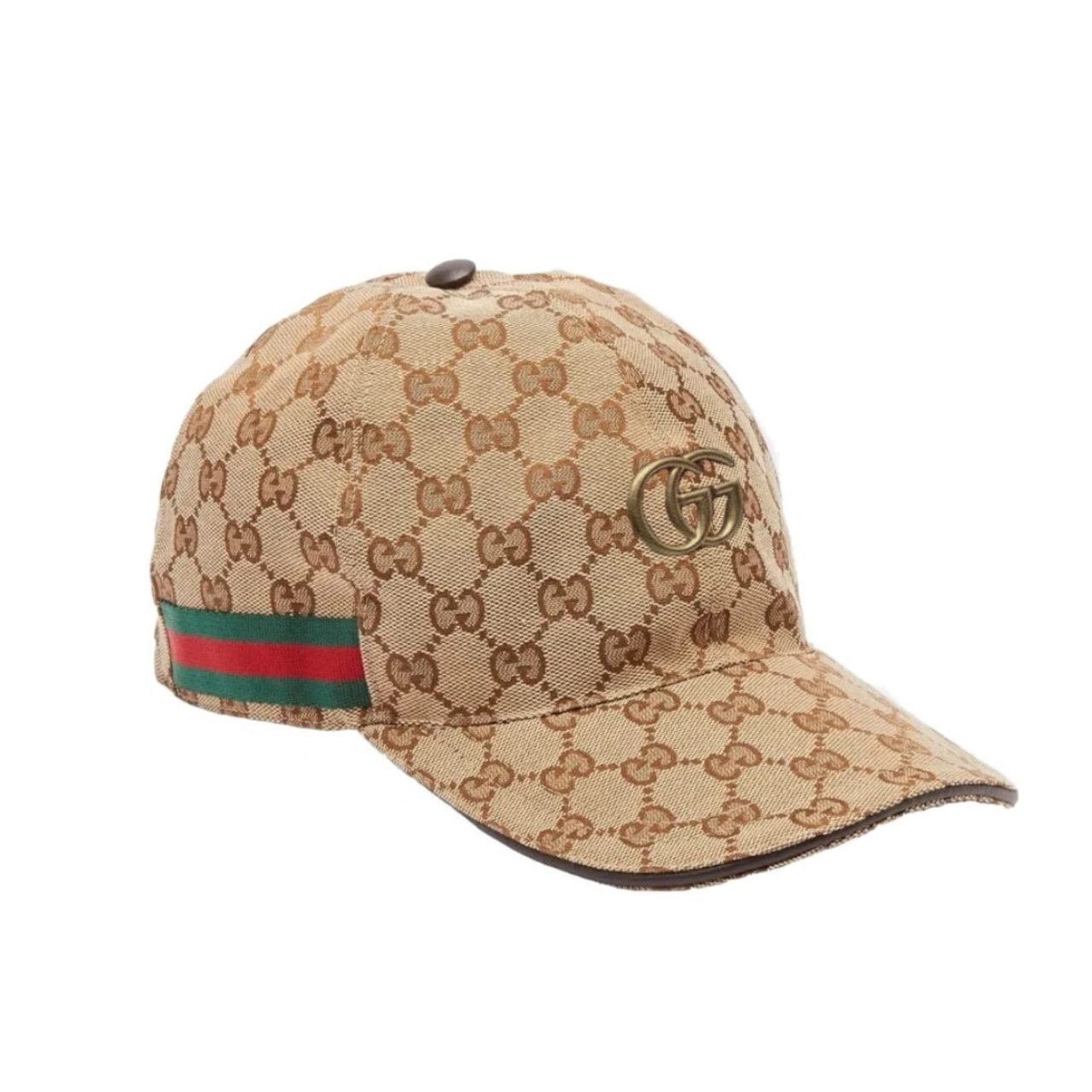 Thumbnail-82-1 Gucci GG Canvas With Web Baseball Cap Brown - Image 1