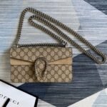 Gucci Dionysus Small Shoulder Bag Beige And Ebony 25Cm 499623 92TJN 8660 - Image 2