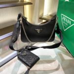 Prada Re-Edition 2005 Saffiano Leather Bag Black 22cm - Image 2