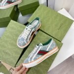 Gucci Women’S Tennis 1977 Sneaker Light Blue 606110 H0G10 3460 - Image 4