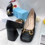 Gucci Women’S Mid Heel Pump With Horsebit Black 643886 C9D00 1000 - Image 3