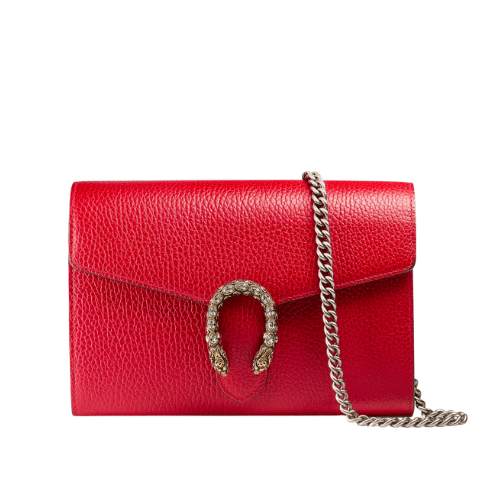 dne-6-5 Gucci Women Dionysus GG Supreme Chain Bag Red 20Cm 401231 CAOGX 8990 - Image 1