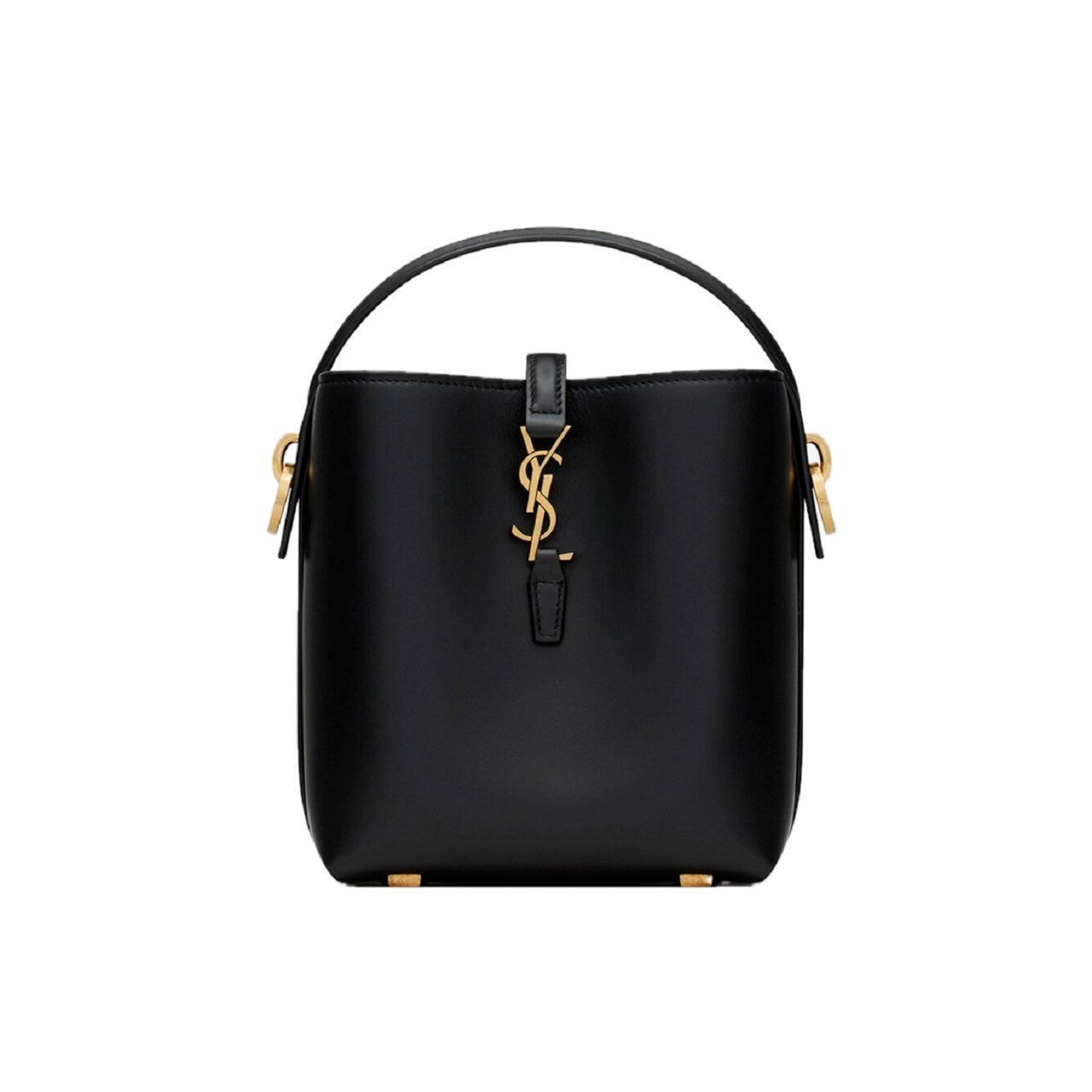 vel-14-1 Saint Laurent Le 37 Mini Bag In Shiny Black 15Cm 7658702R20W1000 - Image 1