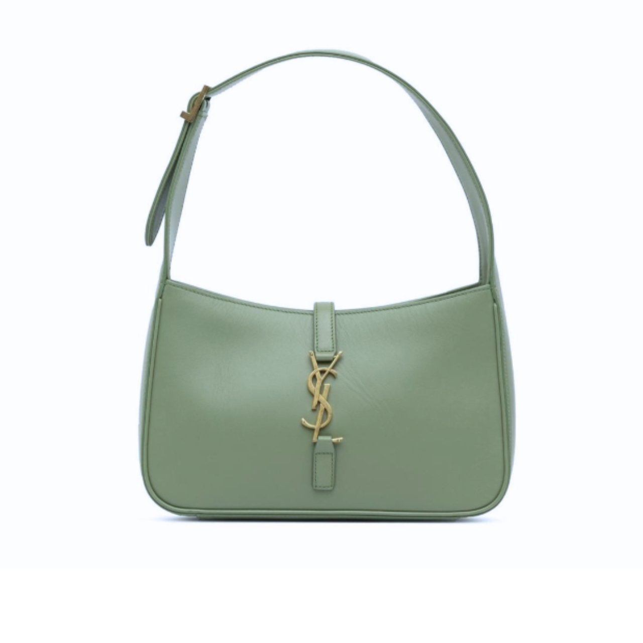 vel-18-1 Saint Laurent Le 5 À 7 Hobo Bag In Smooth Green 25Cm - Image 1