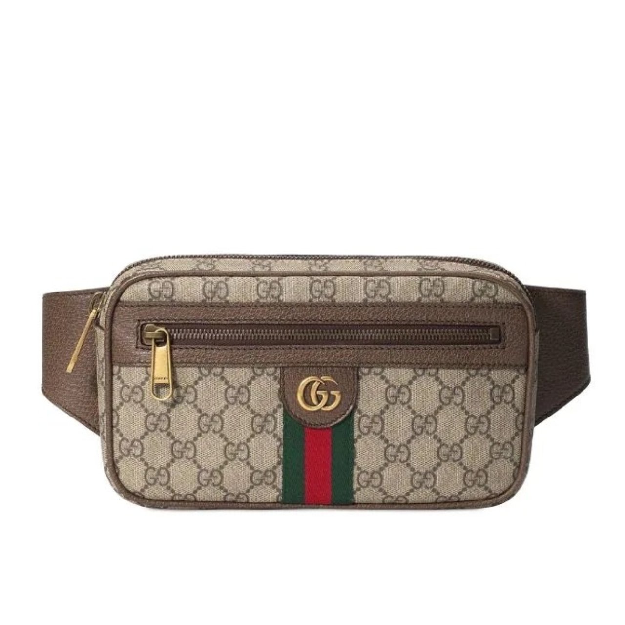 vel-2-8 Gucci GG Ophidia Belt Bag Brown 24Cm 574796 97SIT 8747 - Image 1