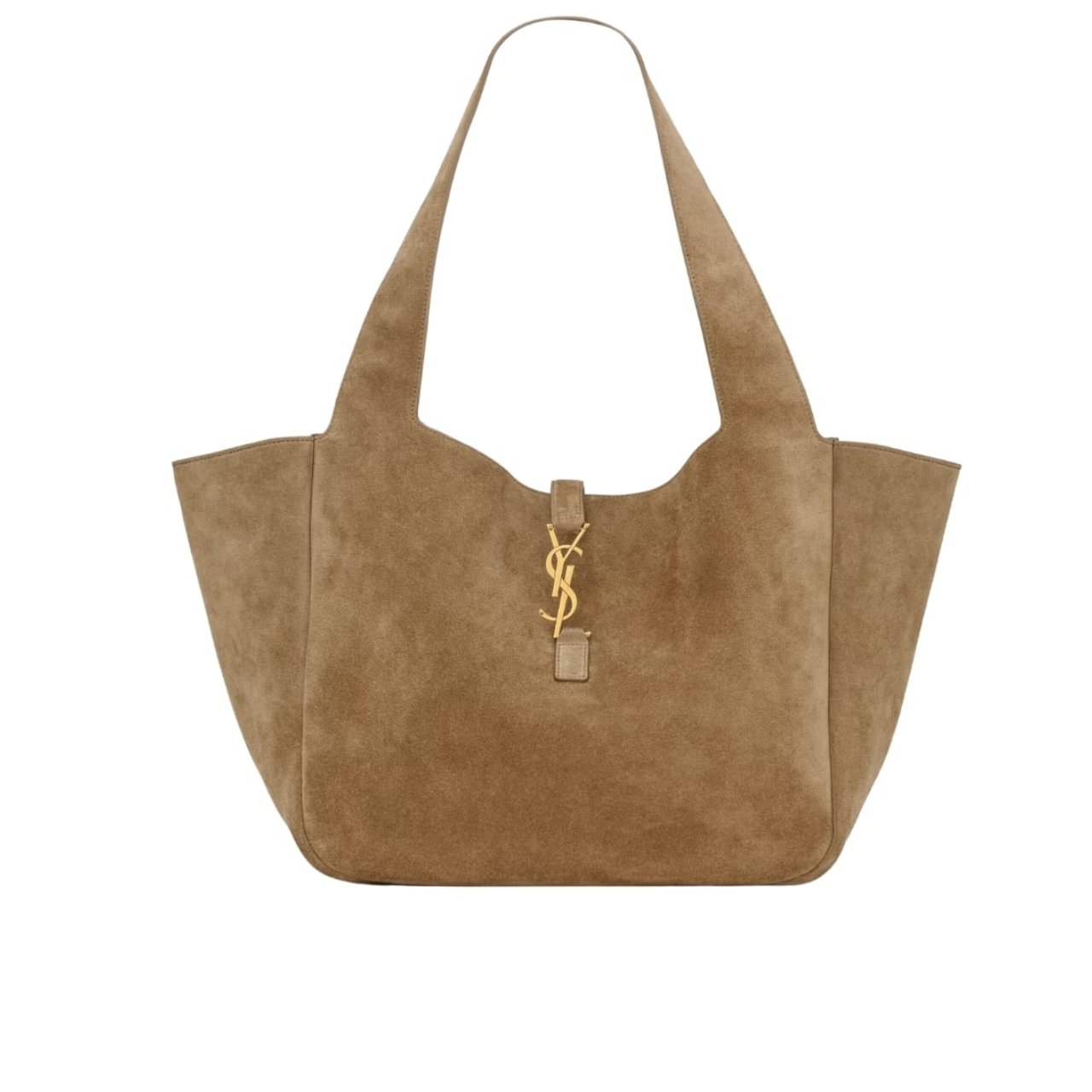 vel-28 Saint Laurent Le 5 À 7 Bea In Suede Golden Leaf 55Cm 763435008IW3194 - Image 1